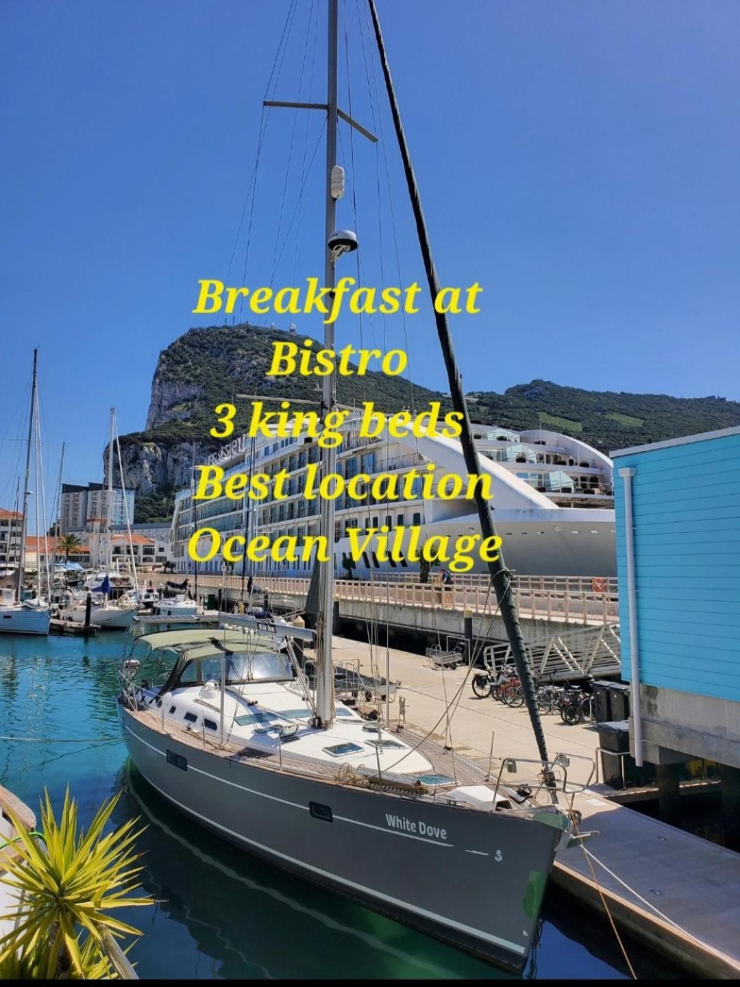 Luxury Yacht Stay "White Dove" Sleeps 6 Gibraltar Eksteriør bilde
